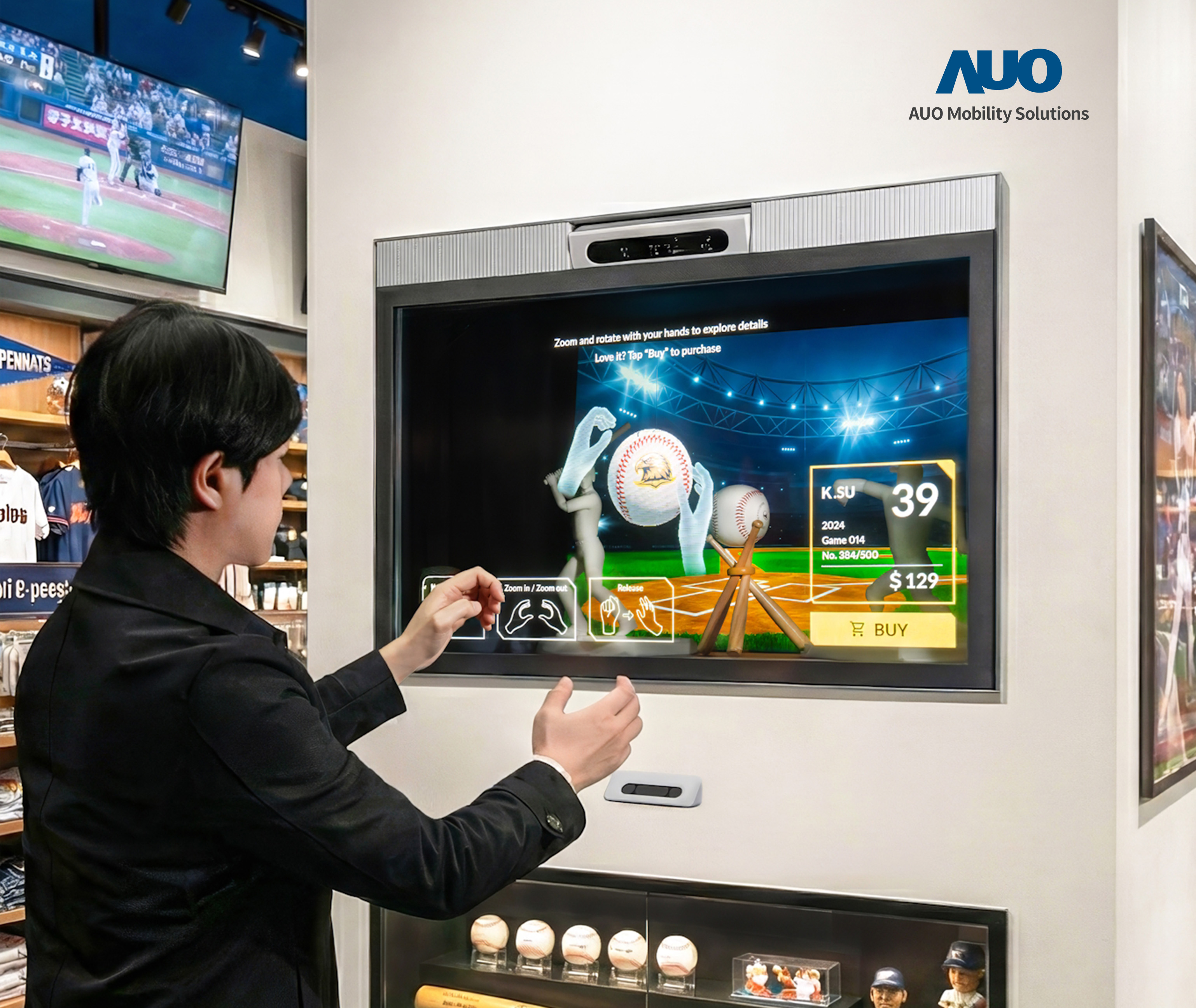 64��Sports AR Solution�ṩ��(sh��)�wِ���cMicro LED͸���@ʾ����(du��)��(y��ng)����(d��ng)���\(y��n)�ã���(du��)�څ�ِ�߻��(du��)���и�����Ϣ���˽⣬�����I(y��ng)�N����(d��ng)�������p����͸���@ʾ��Ļ����ɣ������I(y��ng)�N����(d��ng)�¼o(j��)Ԫ��