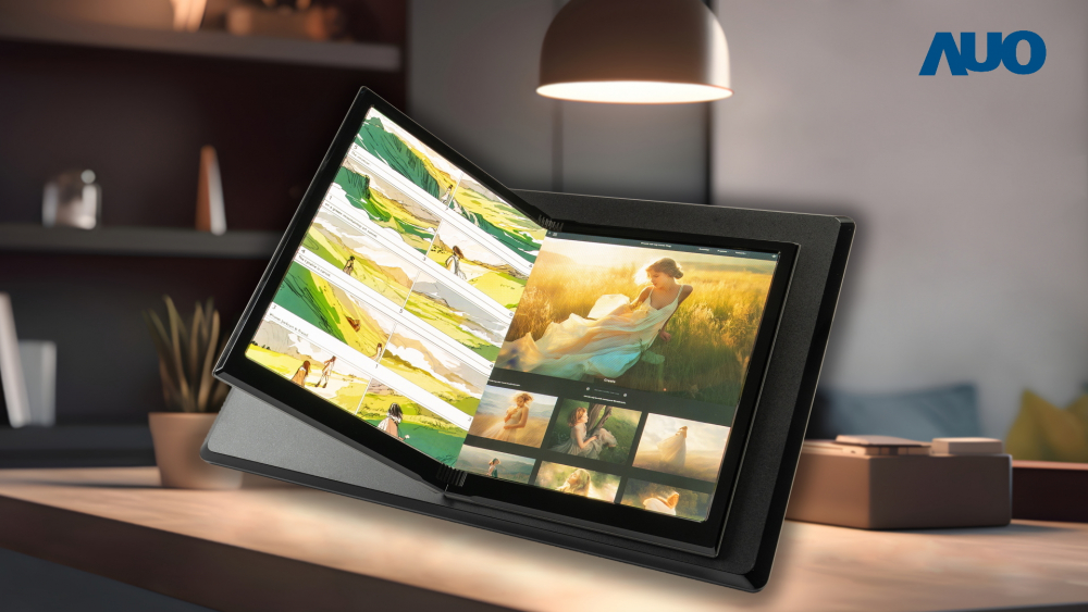 evoҕӍ�׶�չ��17.3��Micro LED�ɔy�����@ʾ��Ļ���䏝���q朰돽�H��4mm��һ�C����ƽ��Ӌ��C�c�@ʾ��Ļ�p���ܣ����d�Vɫ��Adobe 100%��1000 nits�������ȣ��ڑ���ʹ���Ա��о���(zh��n)ɫ���c��������